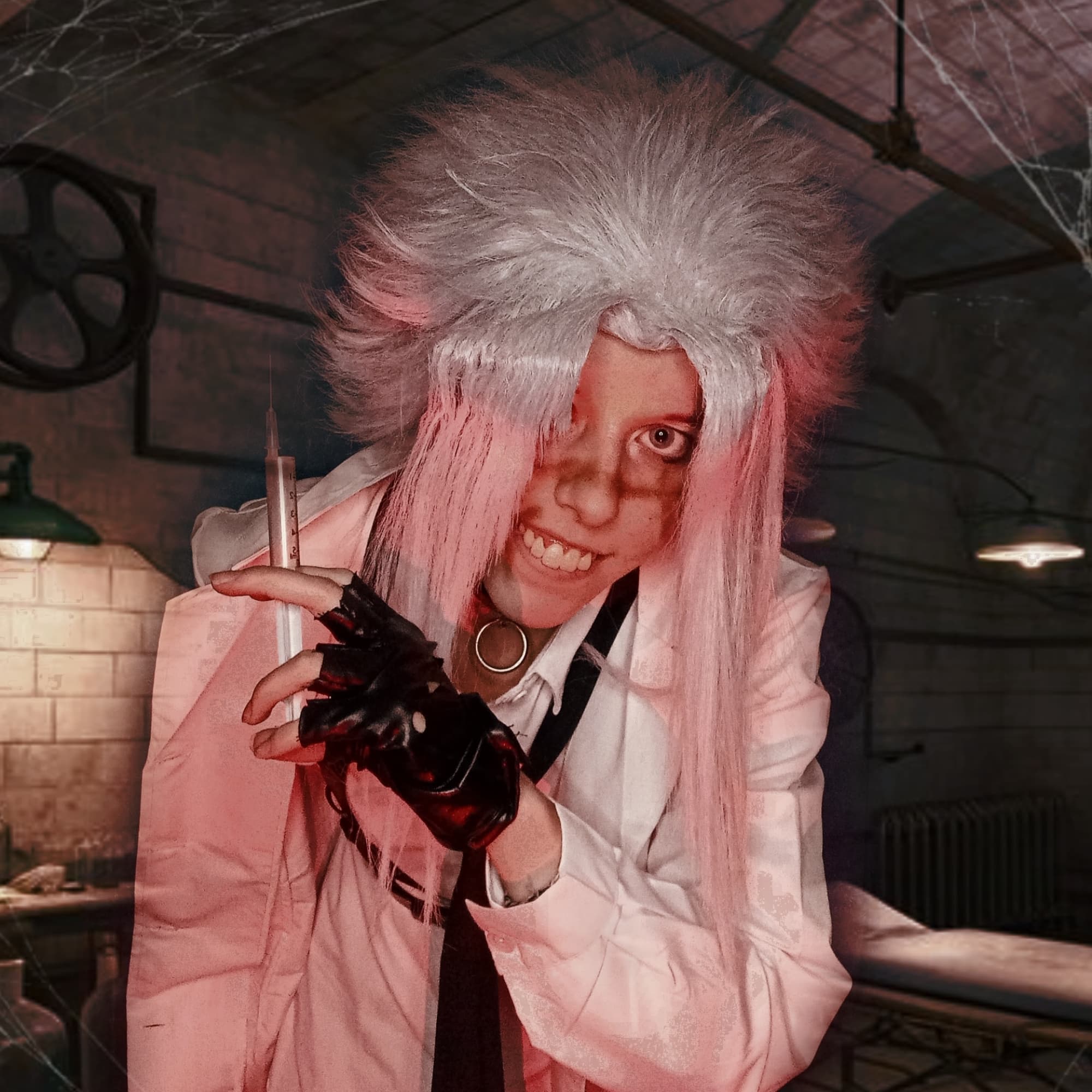 Dottore - Genshin Impact cosplay photoshoot cover