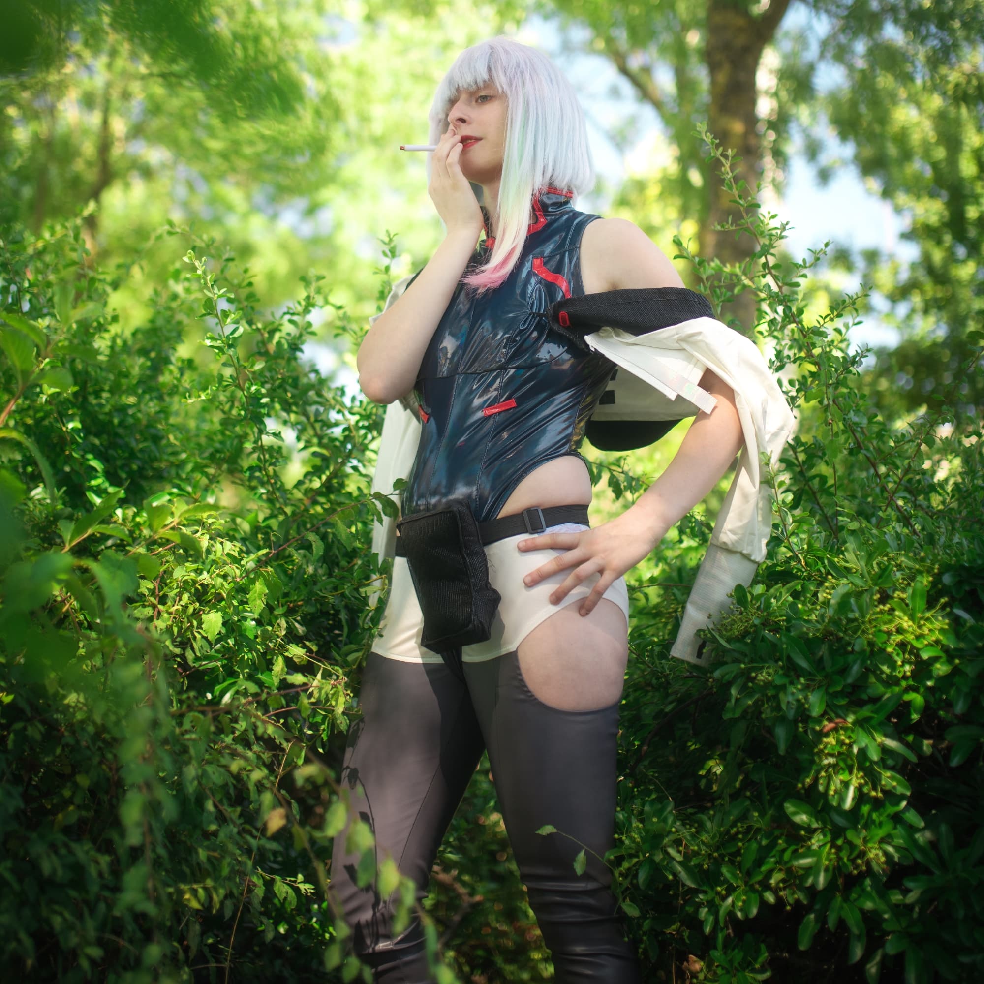 Lucy - Cyberpunk - Cyberpunk 2077 cosplay photoshoot cover