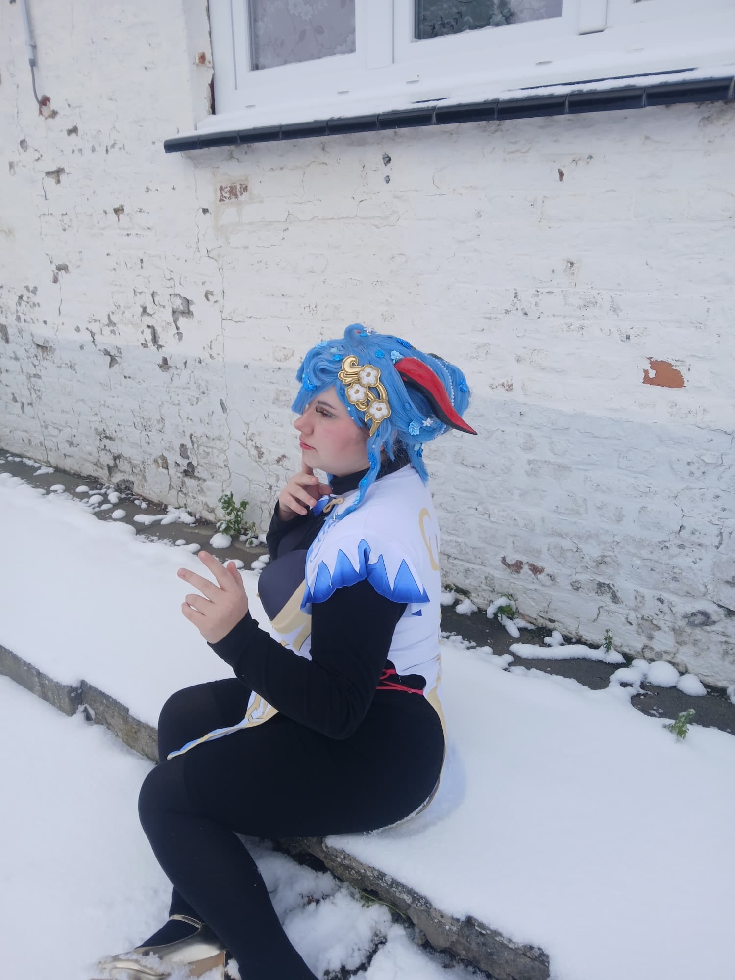 Ganyu in snow - Photo 15