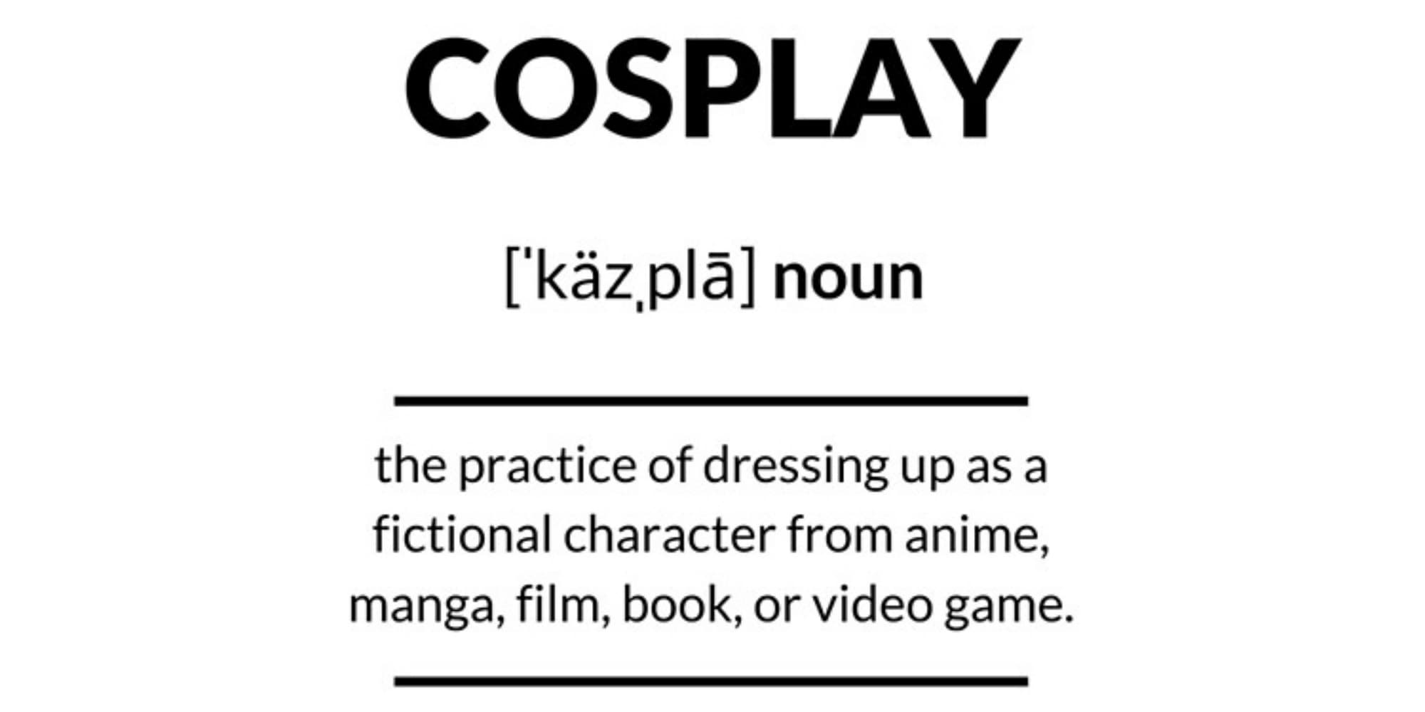 Cosplay vocabulary