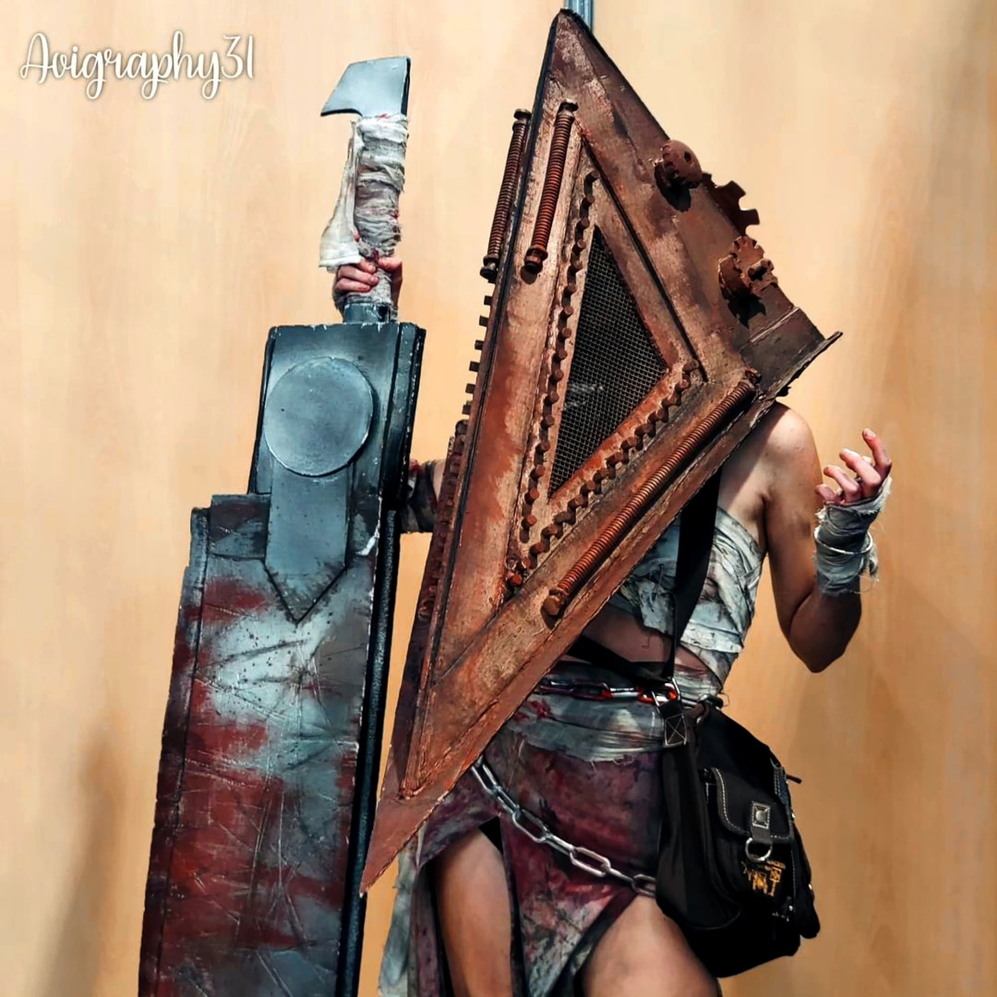 Pyramid Head - Silent Hill cosplay photoshoot cover