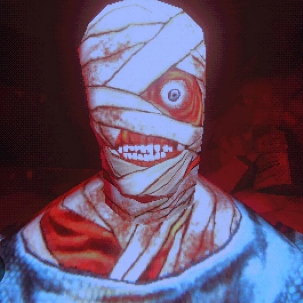 Curly after the spit 