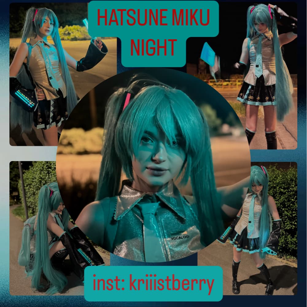 HATSUNE MIKU 🌃 - Vocaloid cosplay photoshoot cover