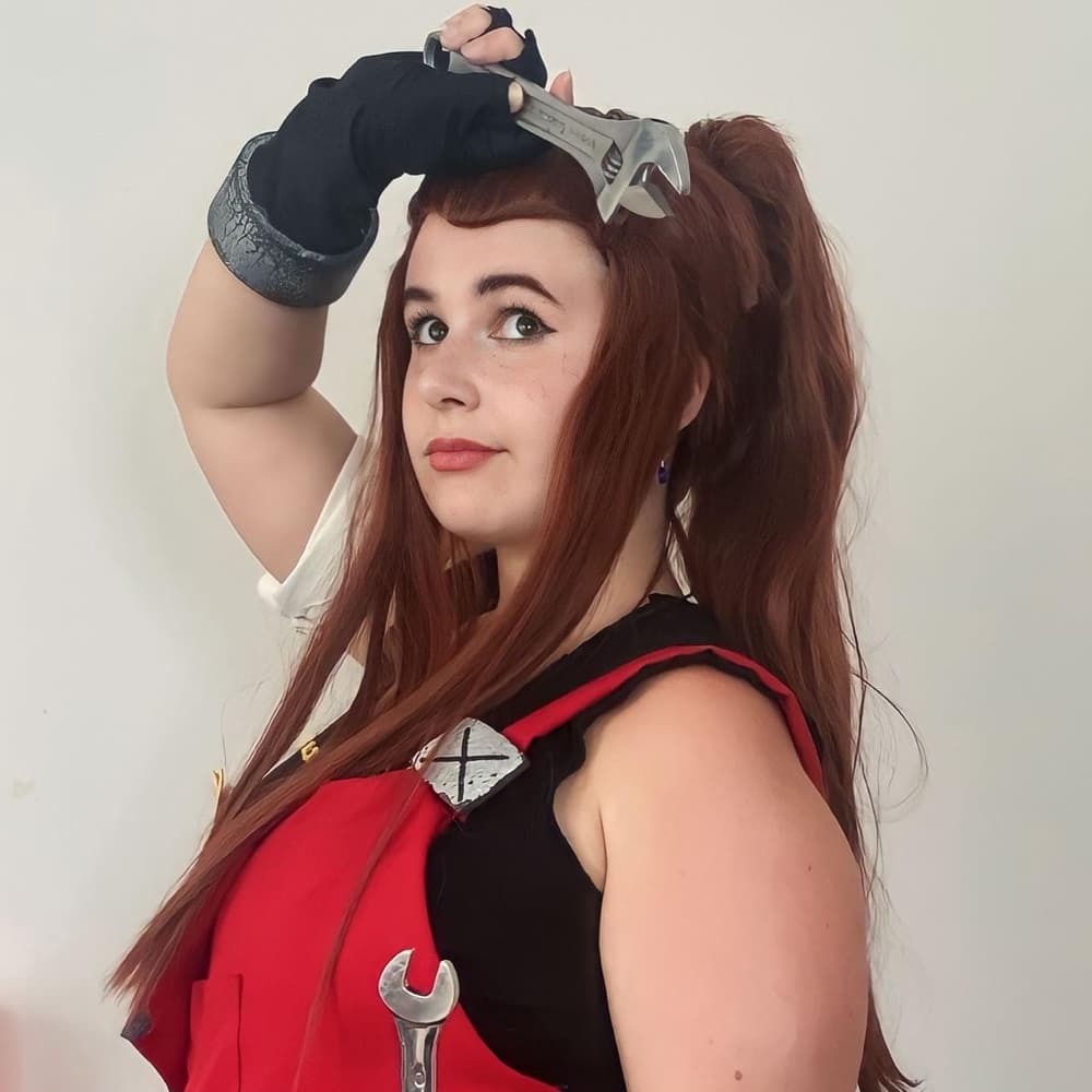 Brigitte  - Overwatch cosplay photoshoot cover