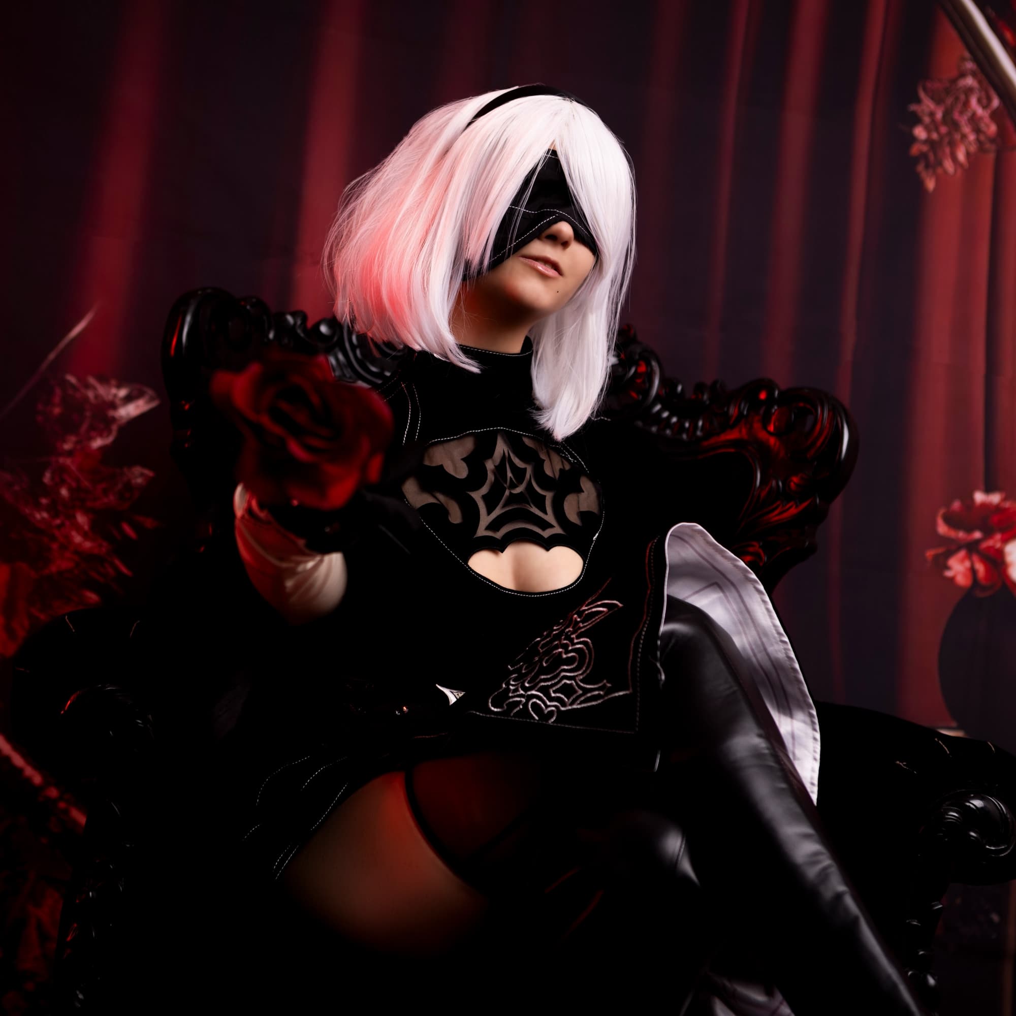 2B ver.1 valentine25 - NieR cosplay photoshoot cover