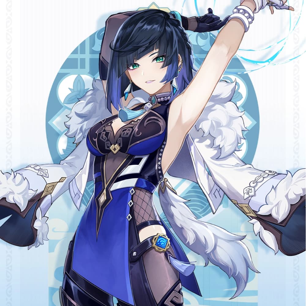 Yelan - Genshin Impact cosplay photoshoot cover