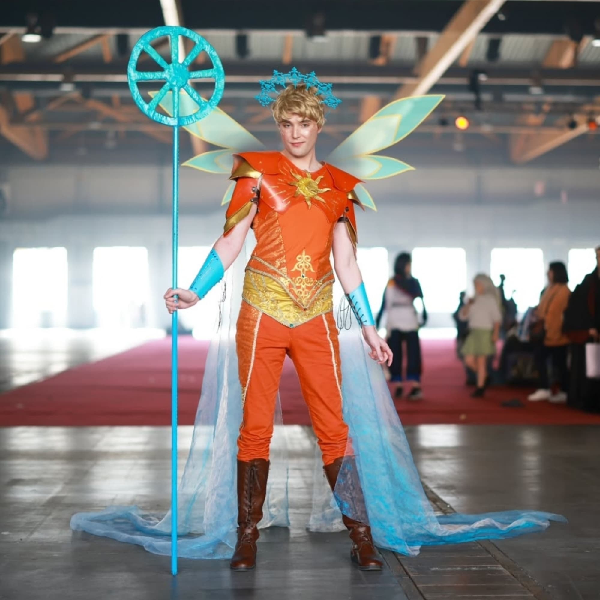 Male Warrior Stella cosplay photoshoot cover