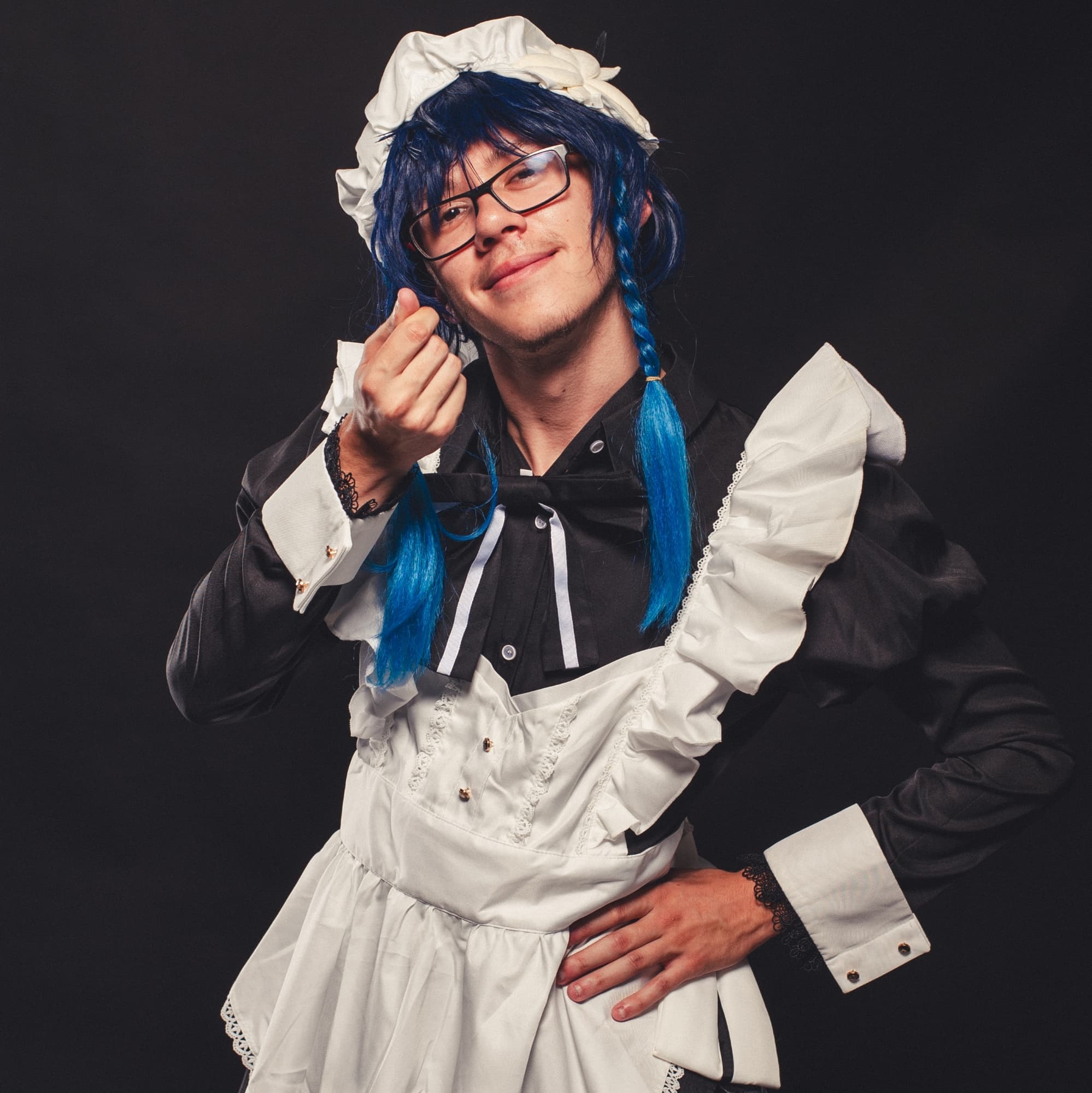 Venti Maid - Genshin Impact cosplay photoshoot cover