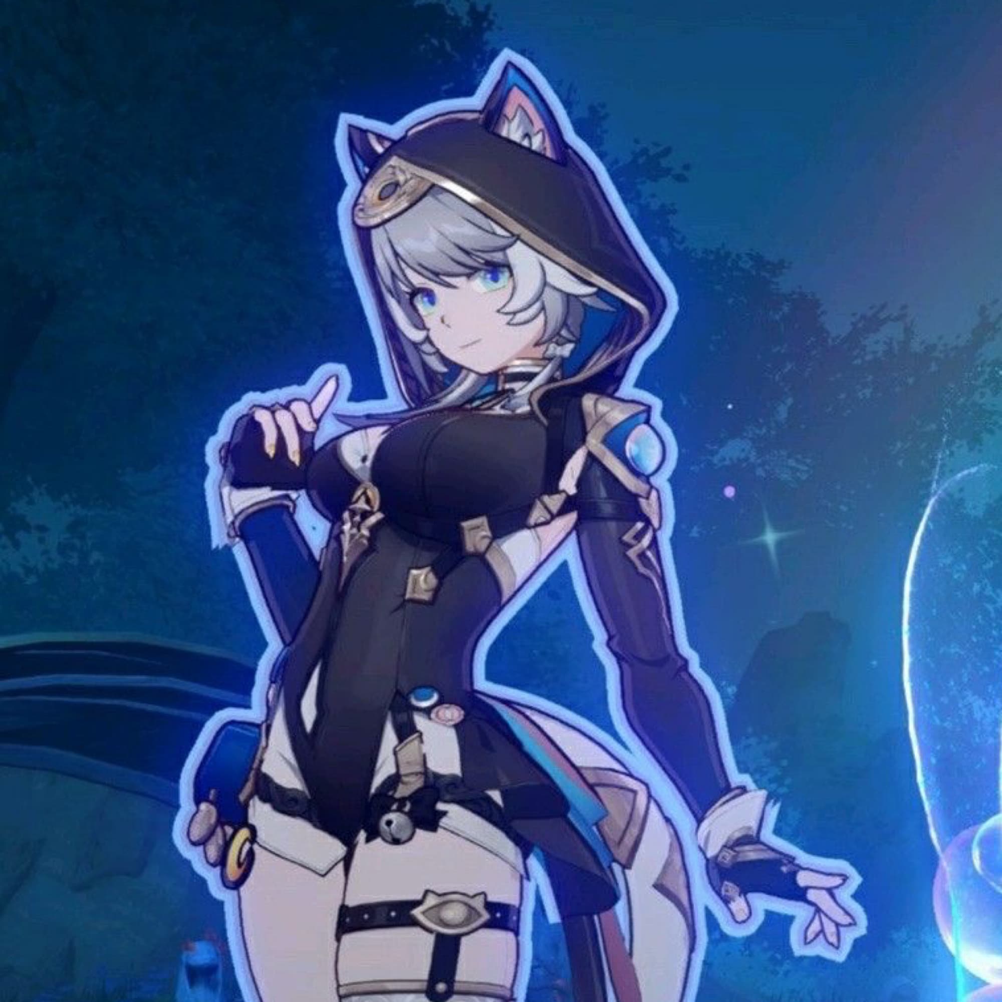 Cipher - Valorant cosplay photoshoot cover