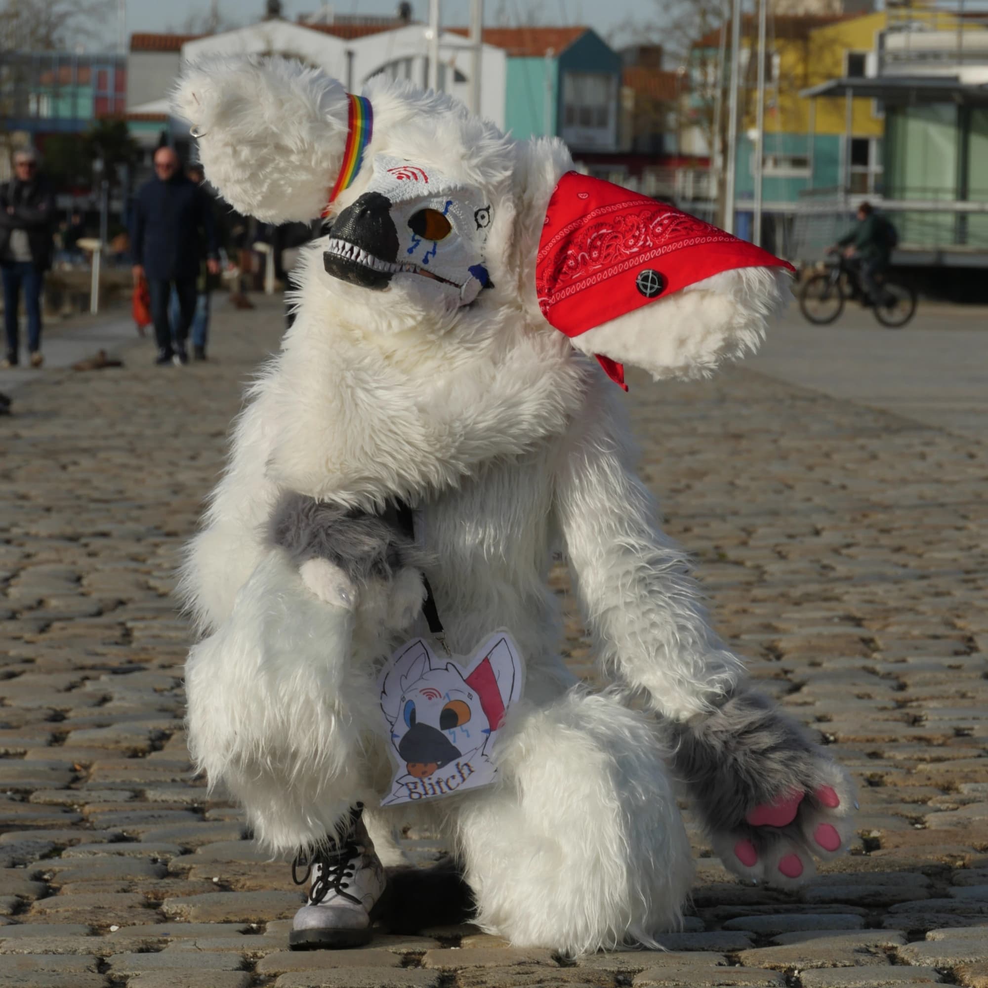 Glitch bordeaux  cosplay photoshoot cover