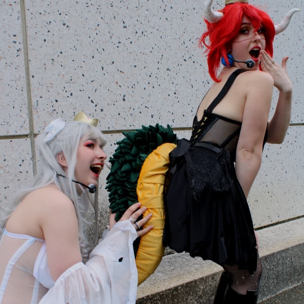 Boosette et Bowsette - Mario cosplay photoshoot cover