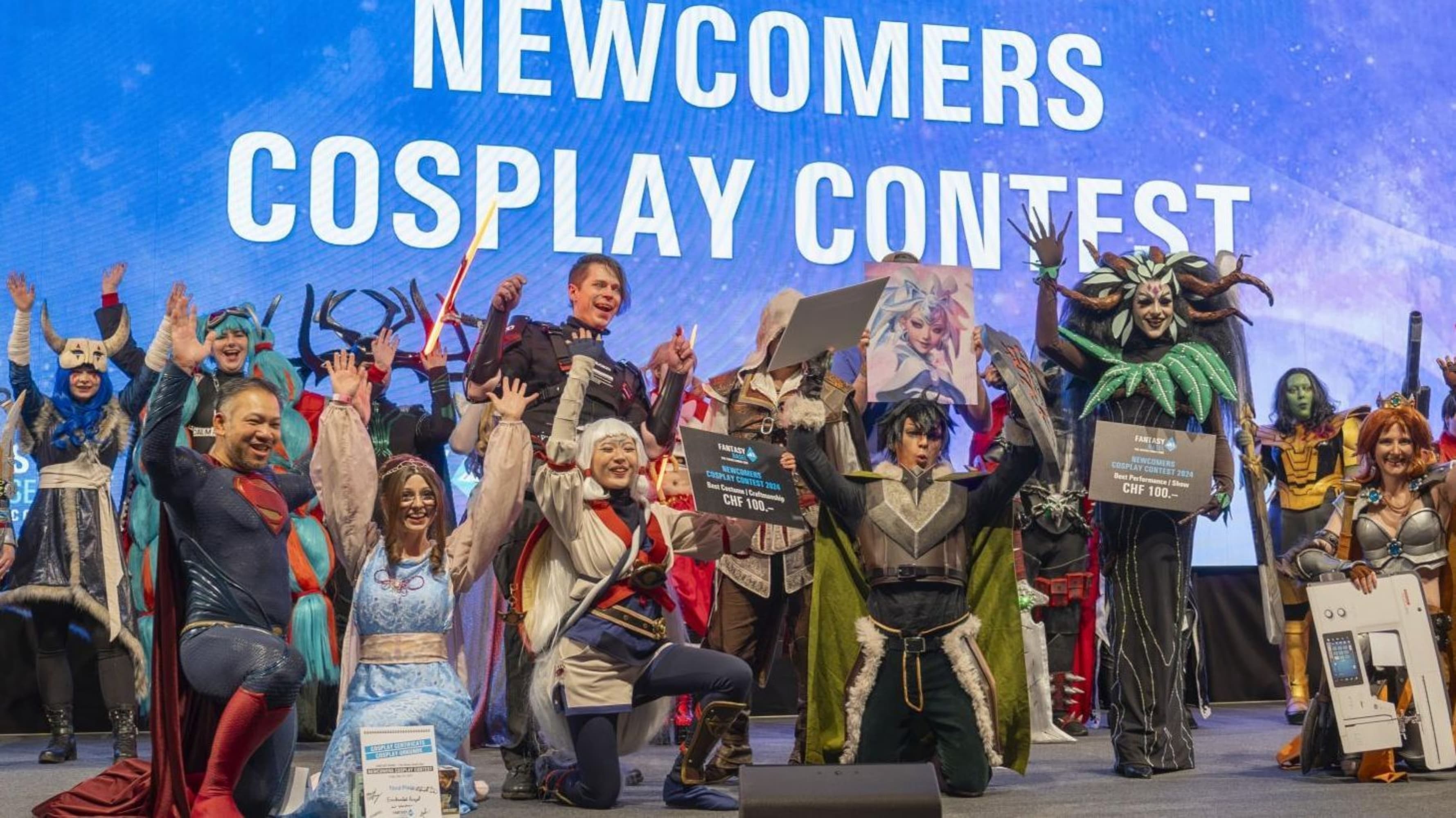 The results of the cosplay contest