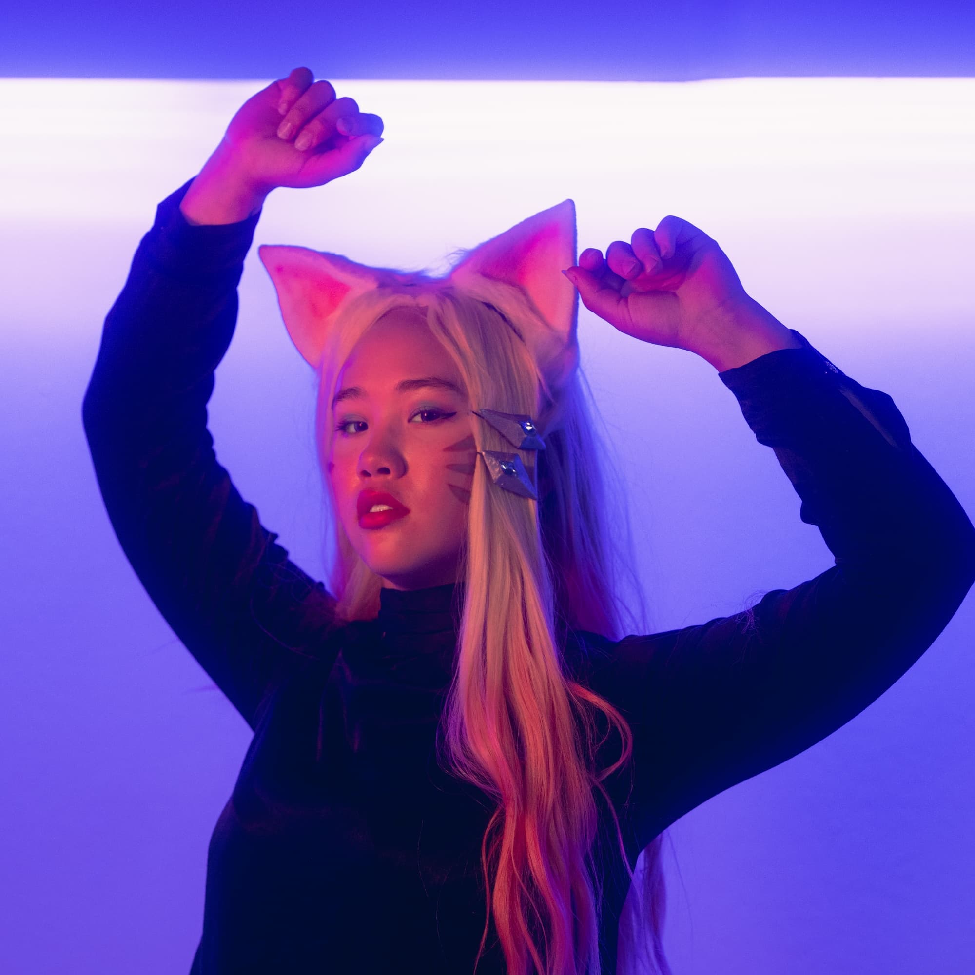 Ahri the baddest - League of Legends cosplay photoshoot cover