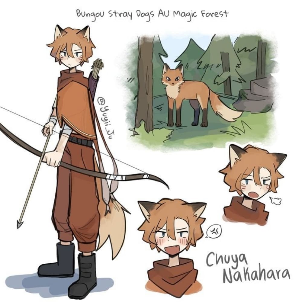 Chuuya x magic forest