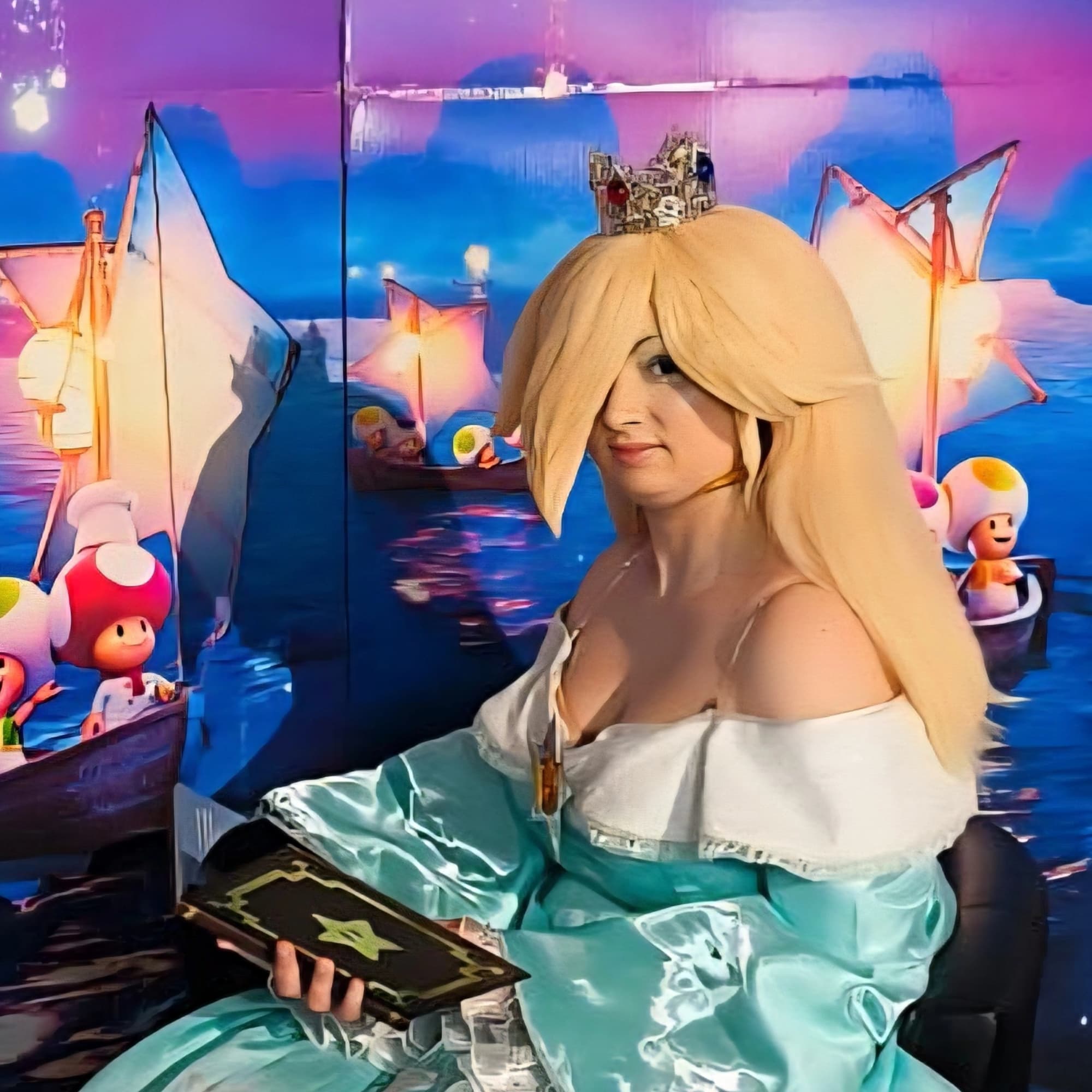 Harmonie - Mario cosplay photoshoot cover