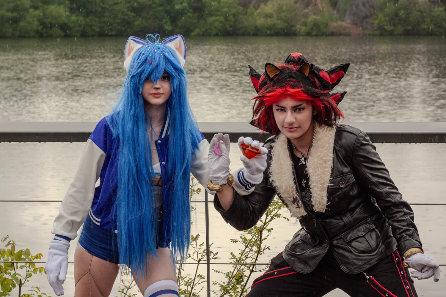 Sonic Shadow and Amy