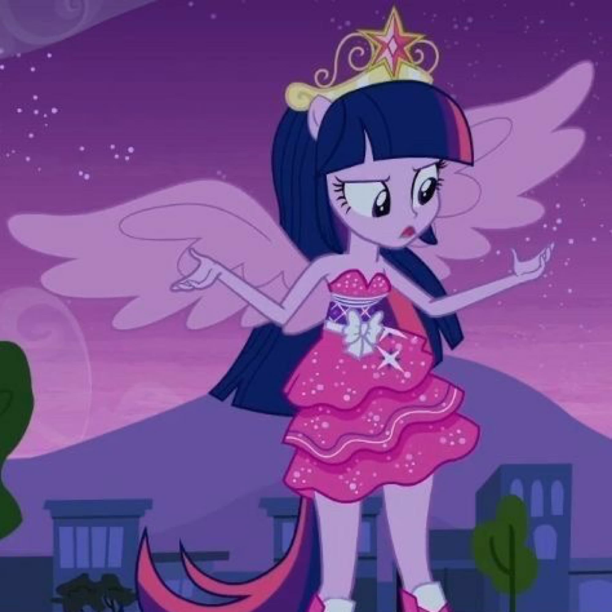 Twilight pink dress