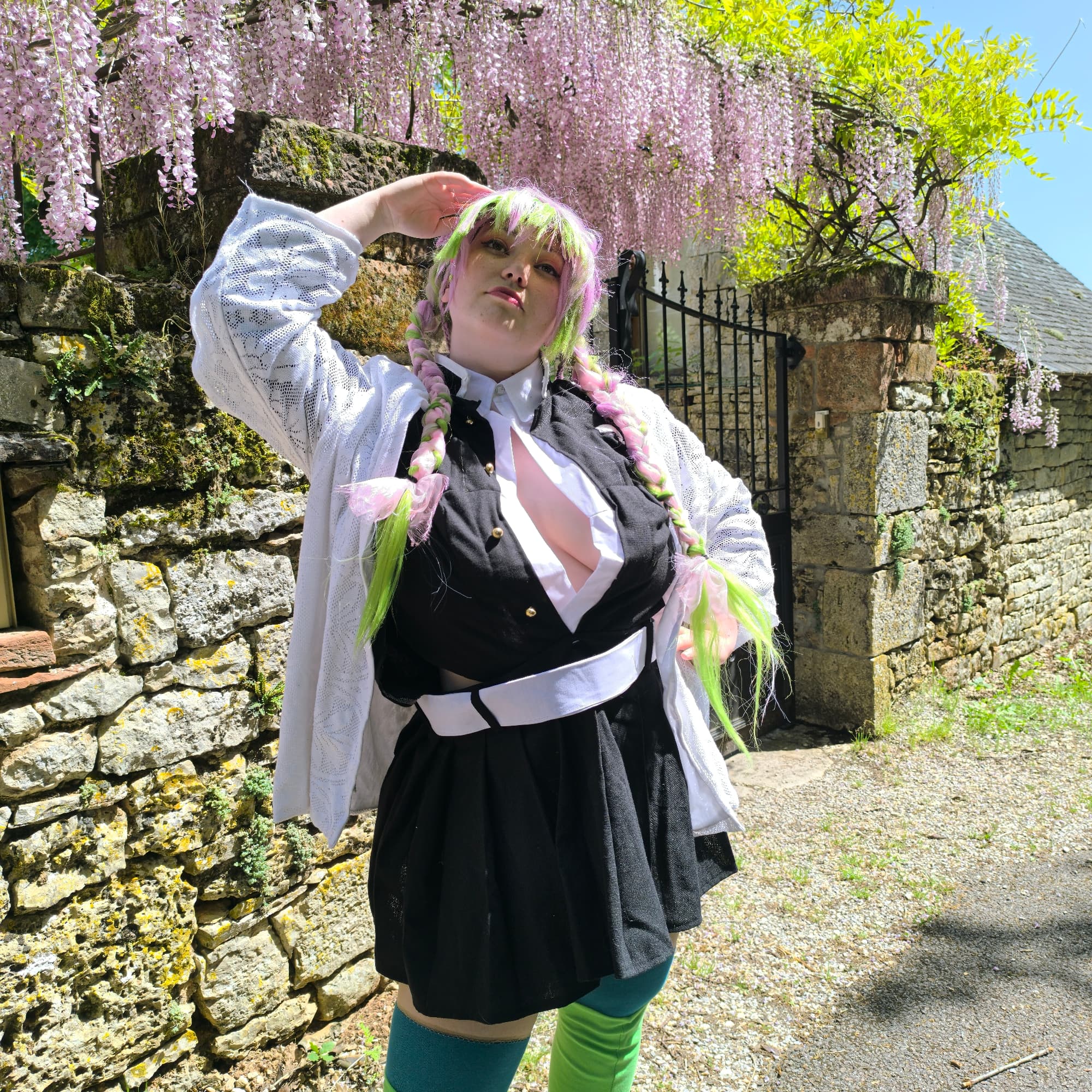 Mitsuri - Demon Slayer cosplay photoshoot cover