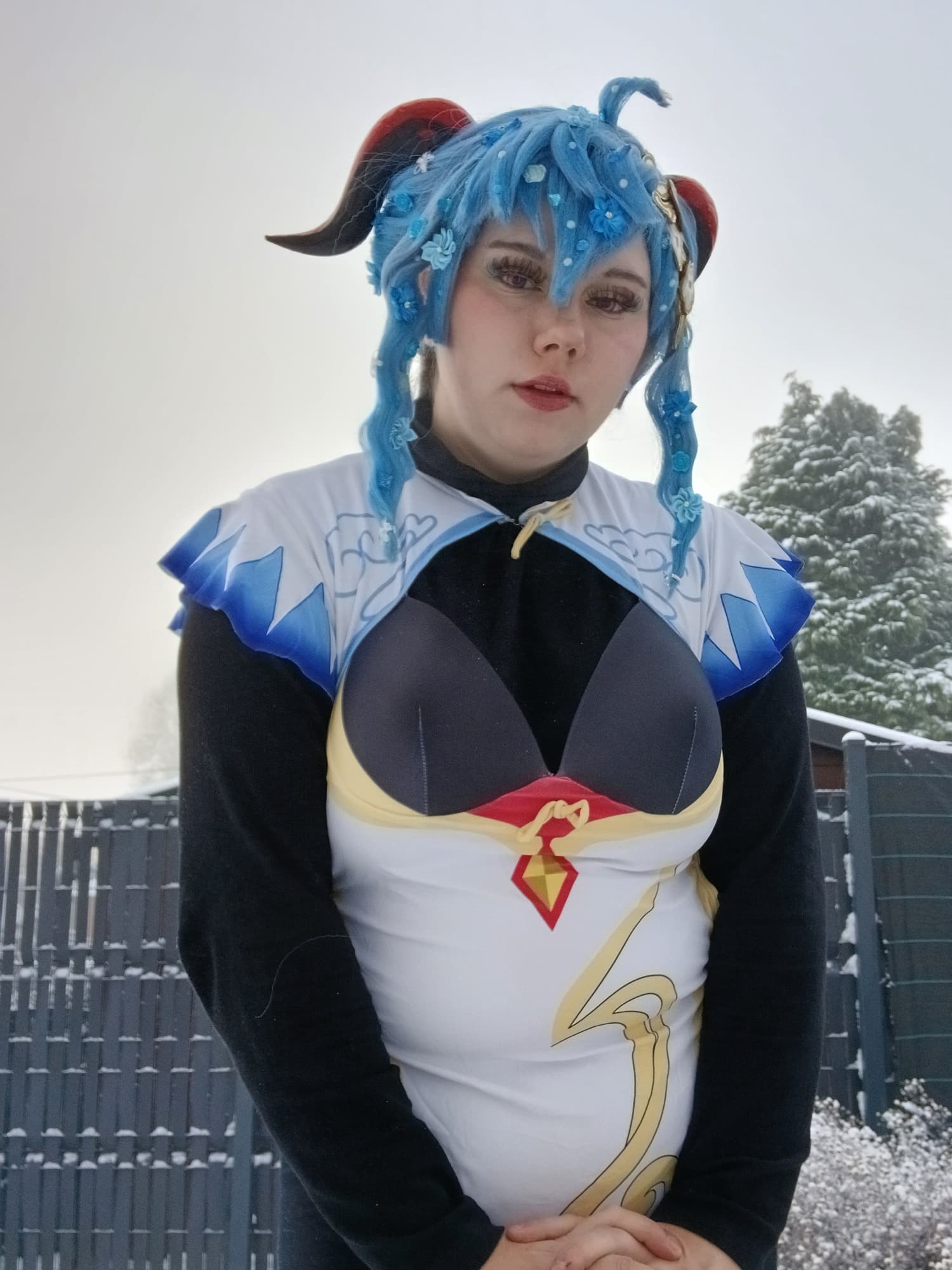 Ganyu in snow - Photo 21