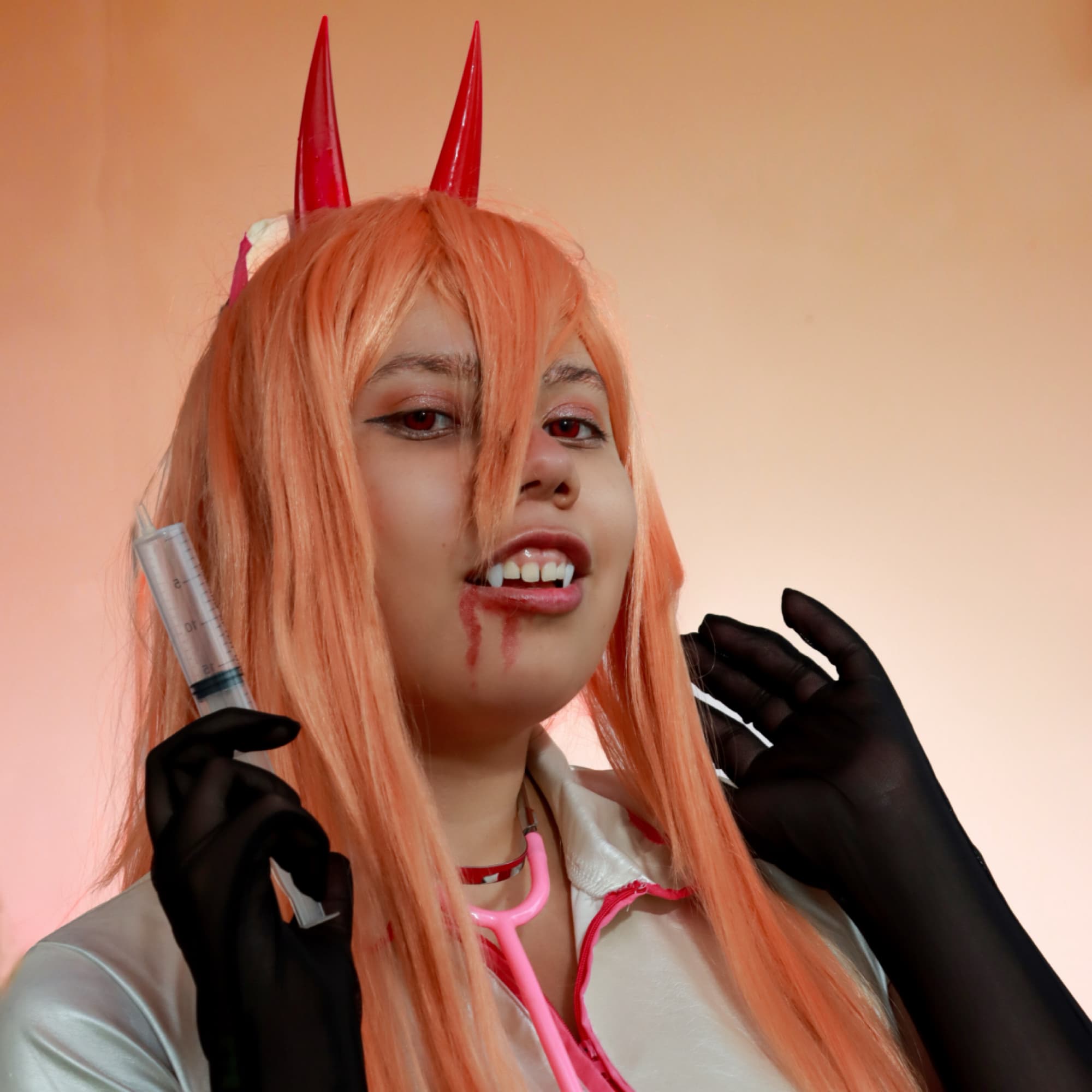 Power Nurse - Chainsaw Man cosplay photoshoot cover