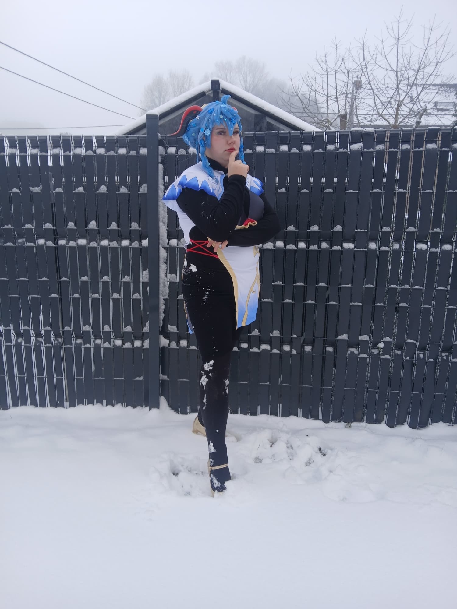 Ganyu in snow - Photo 45