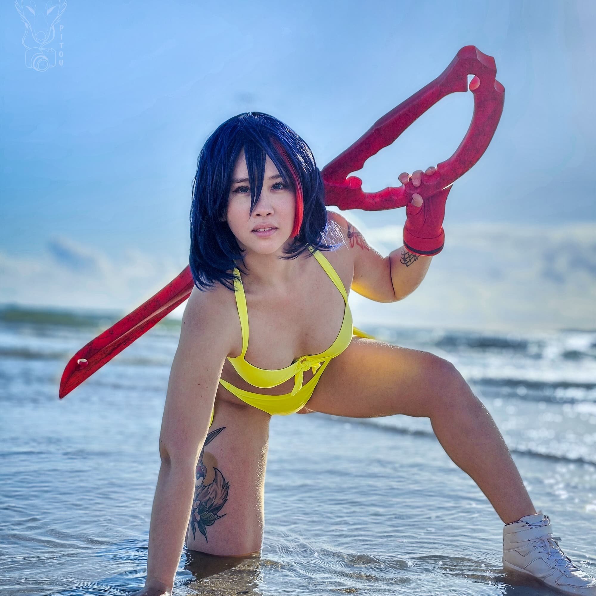 Ryuko swimsuit - Kill la Kill cosplay photoshoot cover