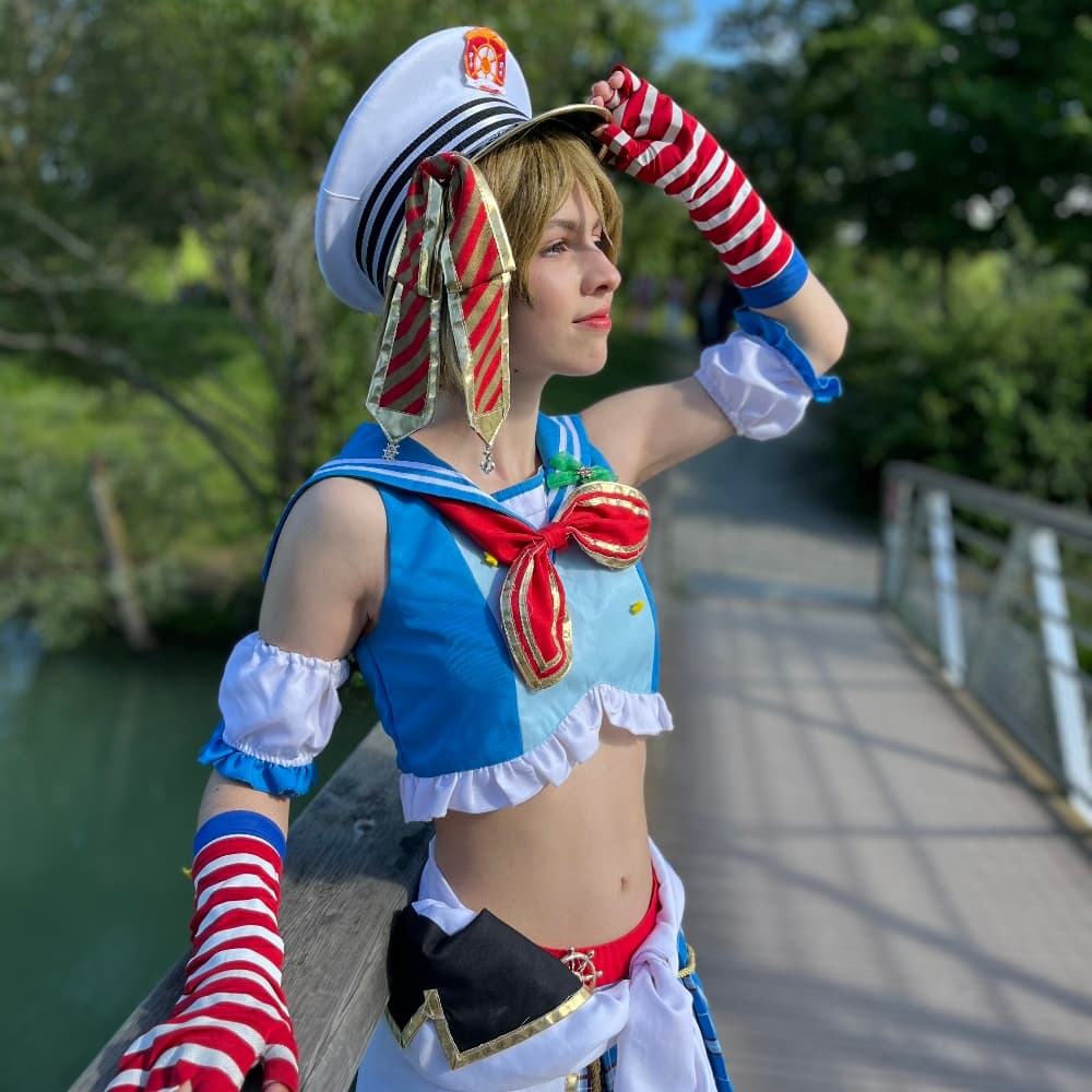 Hanayo Marine 2nd - Love Live cosplay photoshoot cover