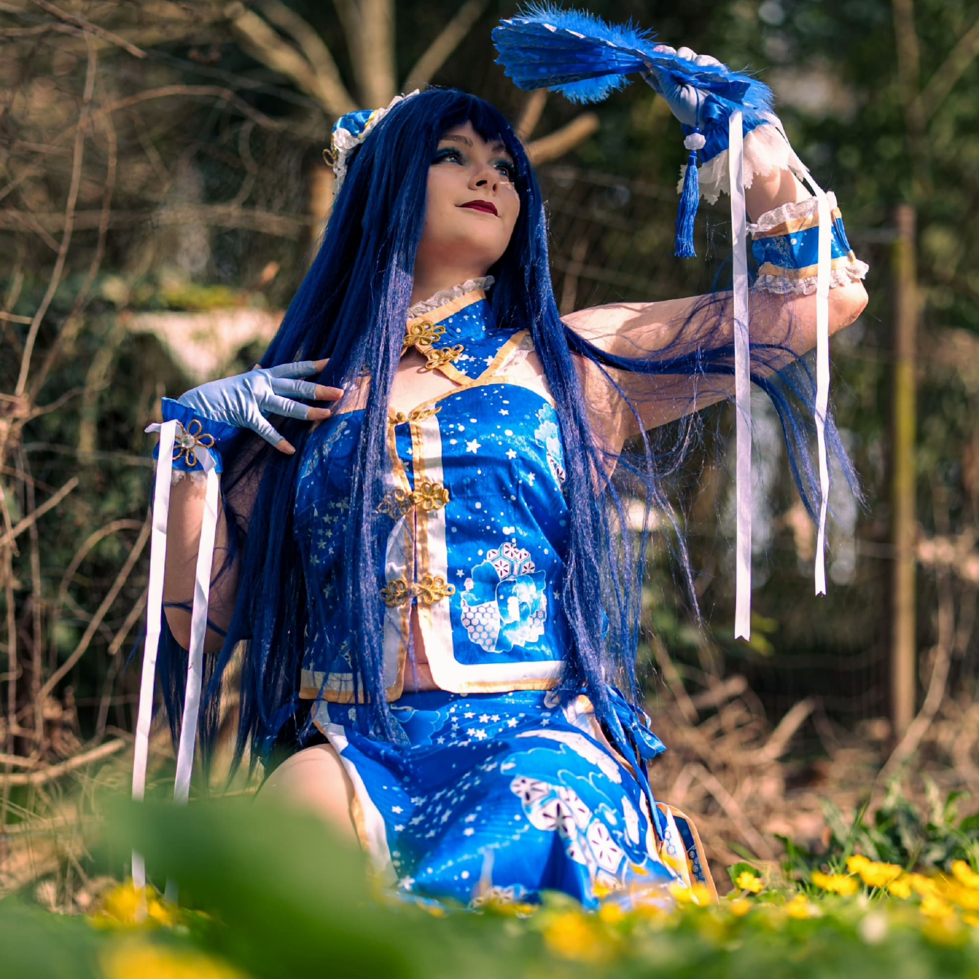 Umi, cheongsam - Love Live cosplay photoshoot cover