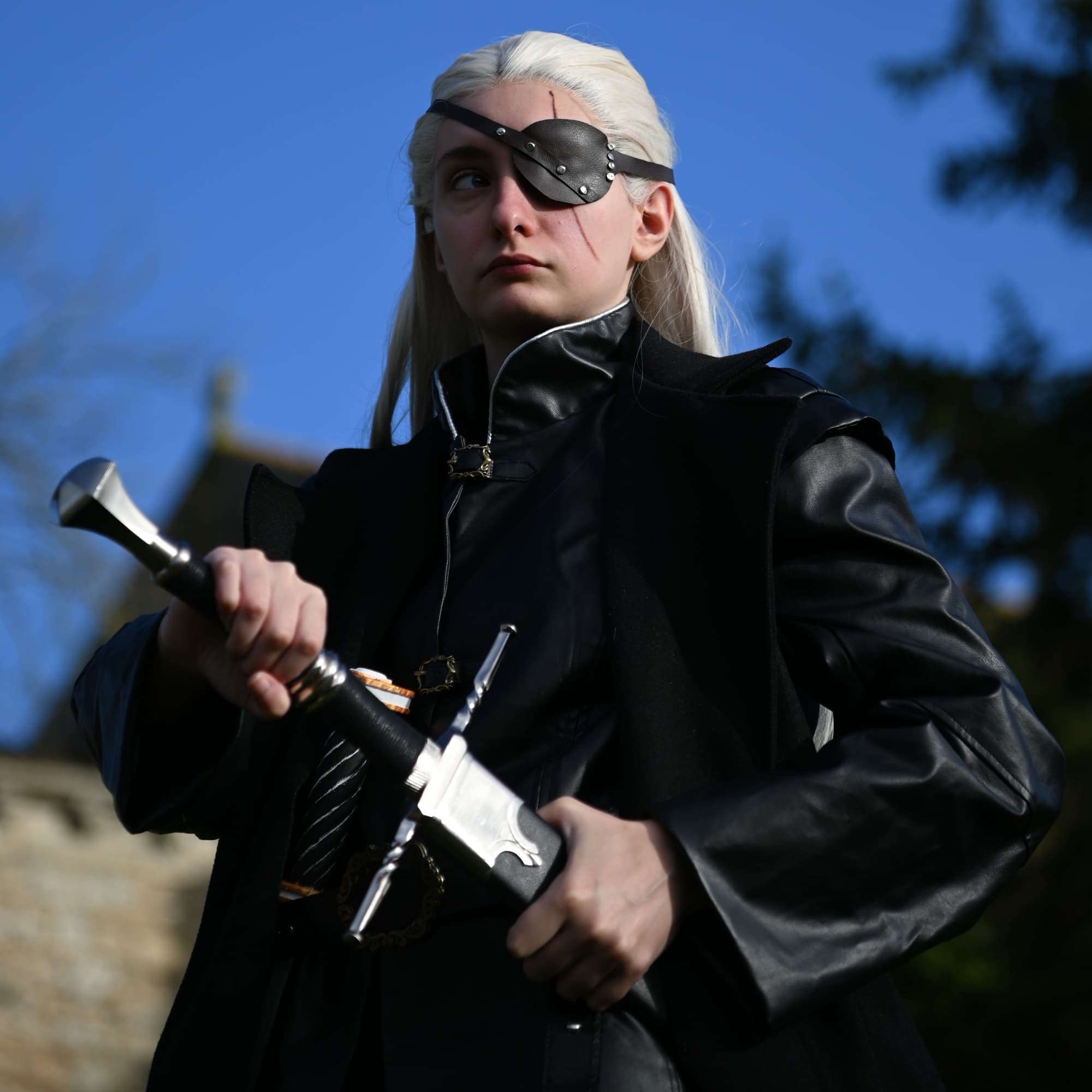 Aemond Targaryen - House of the Dragon cosplay photoshoot cover