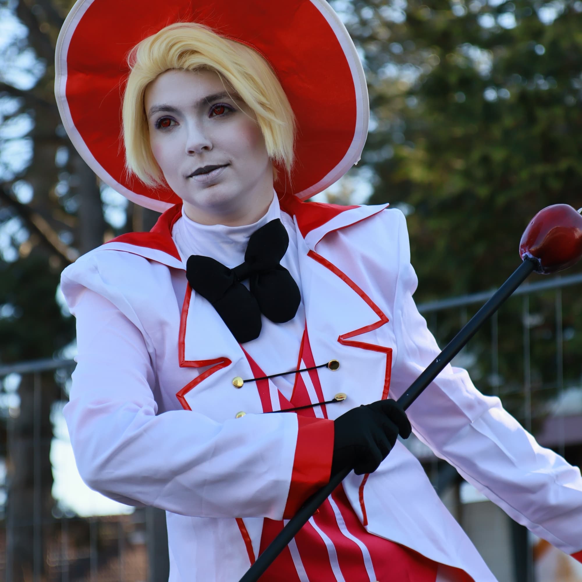 Lucifer - Hazbin Hotel cosplay photoshoot cover