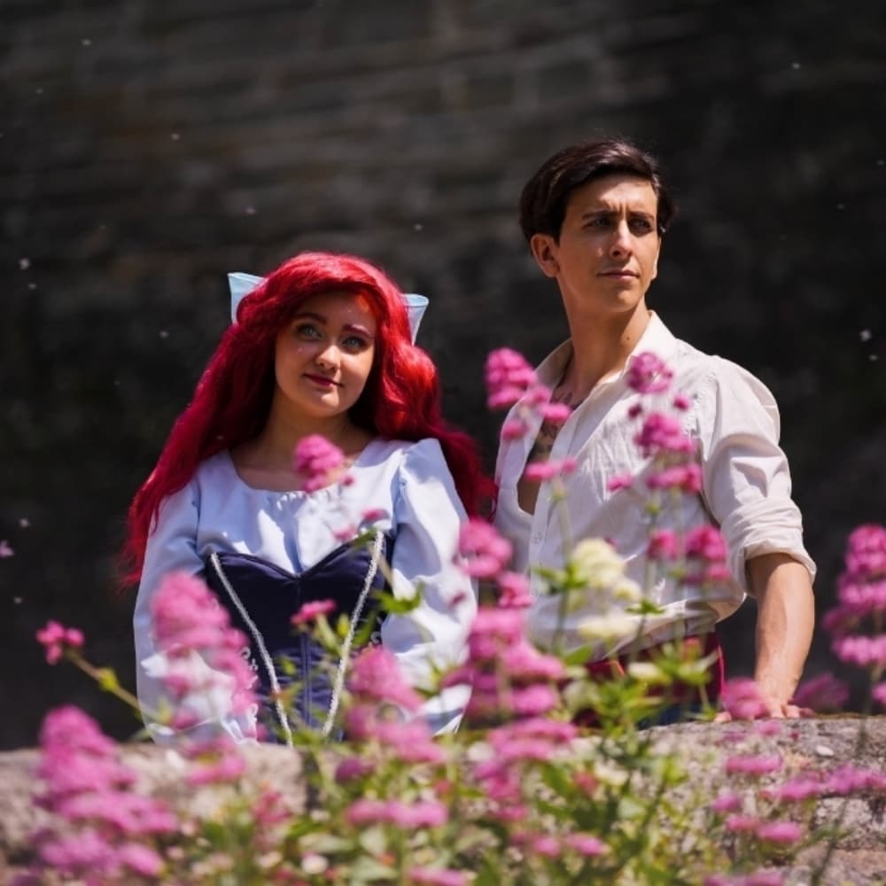 Ariel et Éric - The Little Mermaid cosplay photoshoot cover