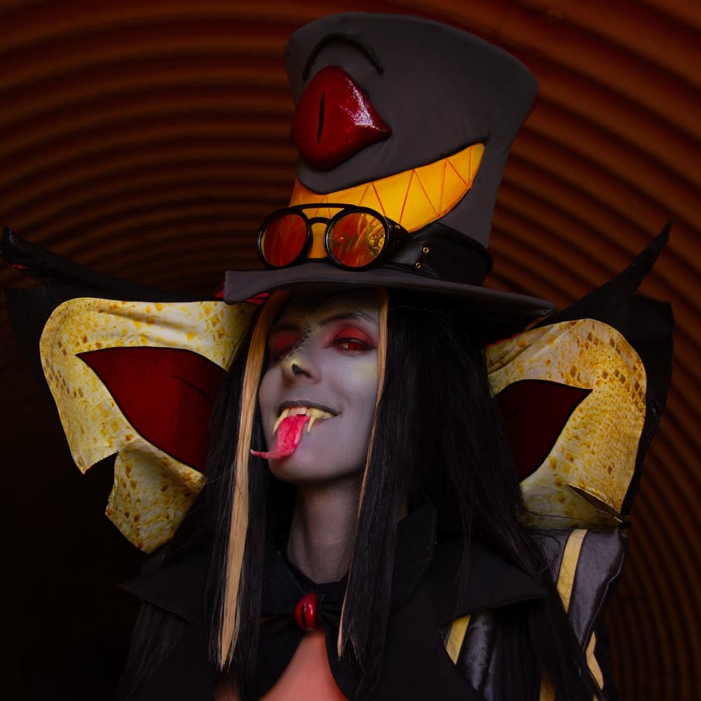 Sir Pentious - Hazbin Hotel cosplay photoshoot cover