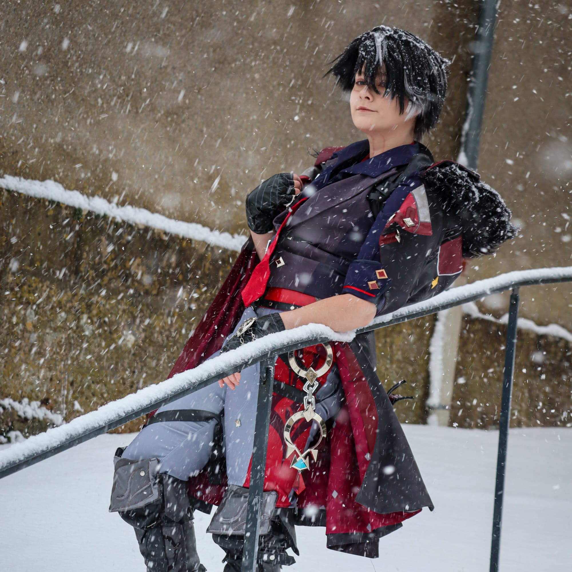 Wriothesley  - Genshin Impact cosplay photoshoot cover