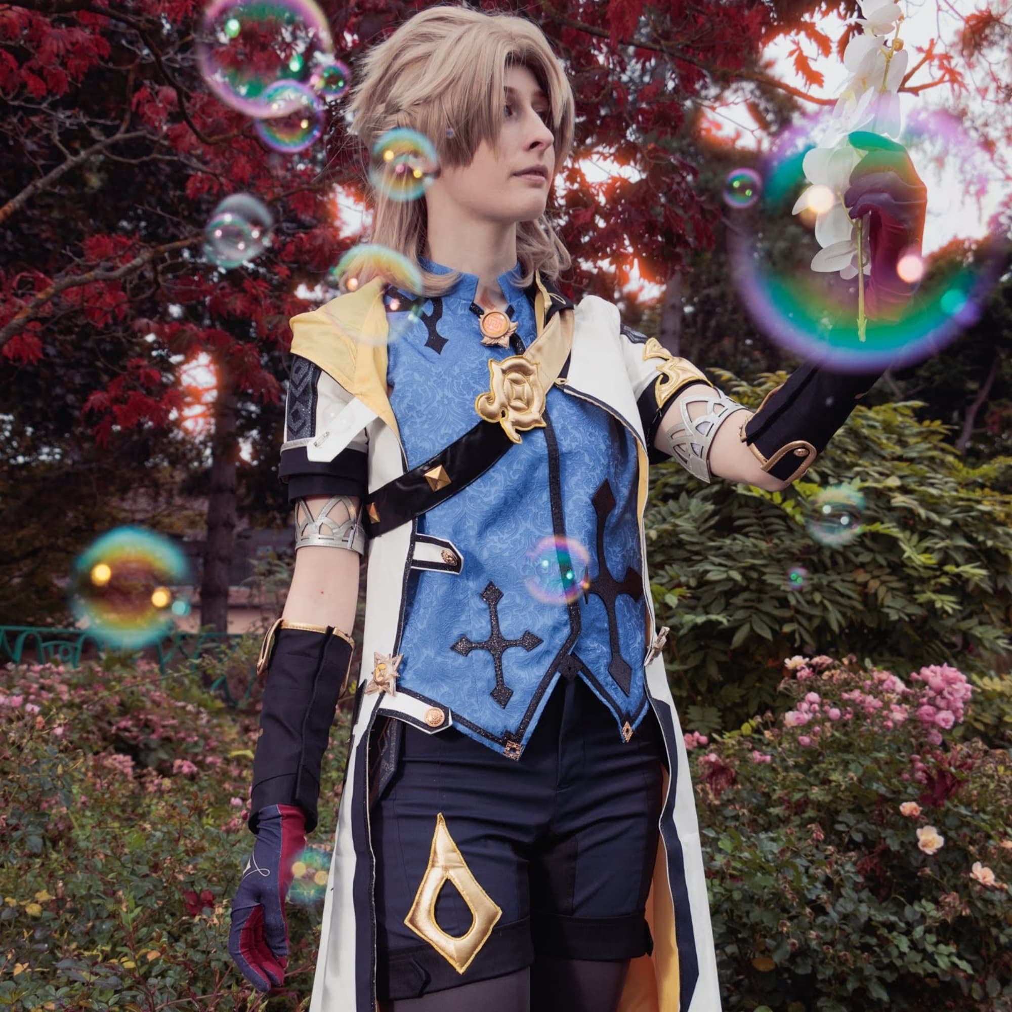 Albedo - Genshin - Genshin Impact cosplay photoshoot cover