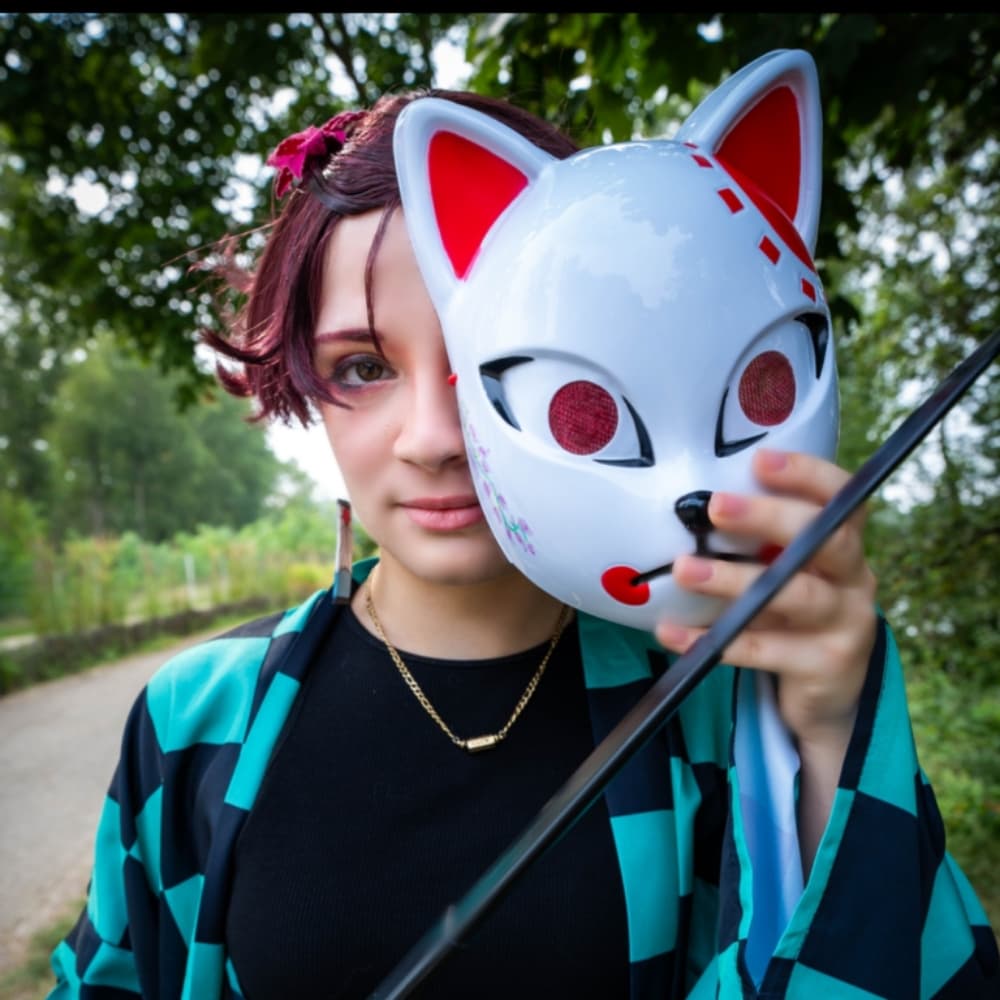 Tanjiro  - Demon Slayer cosplay photoshoot cover