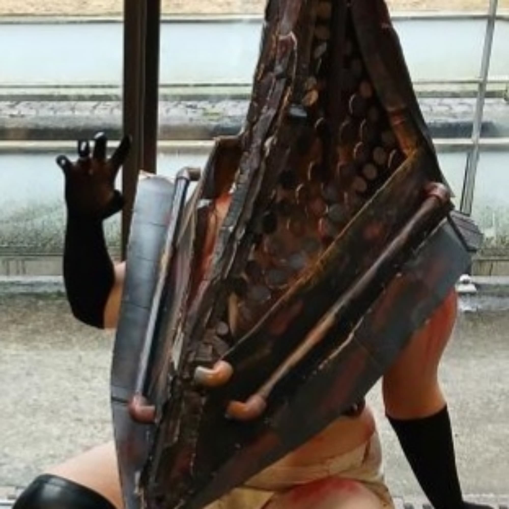 Pyramid head  - Silent Hill cosplay photoshoot cover
