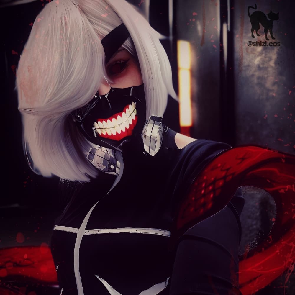 Kaneki Ken - Tokyo Ghoul cosplay photoshoot cover