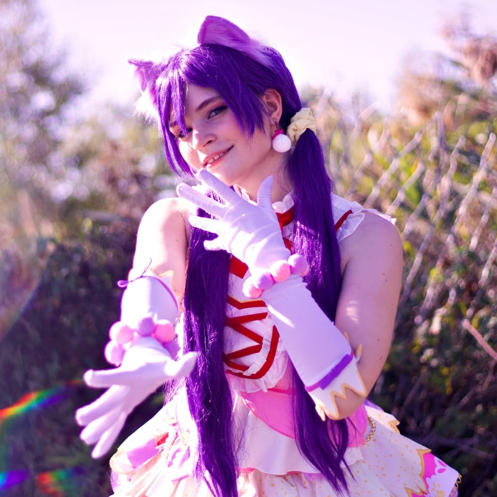 Nozomi Cat Twintails - Love Live cosplay photoshoot cover