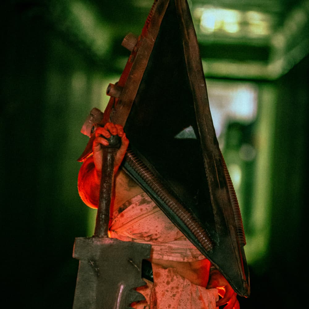 Pyramid head  - Silent Hill cosplay photoshoot cover