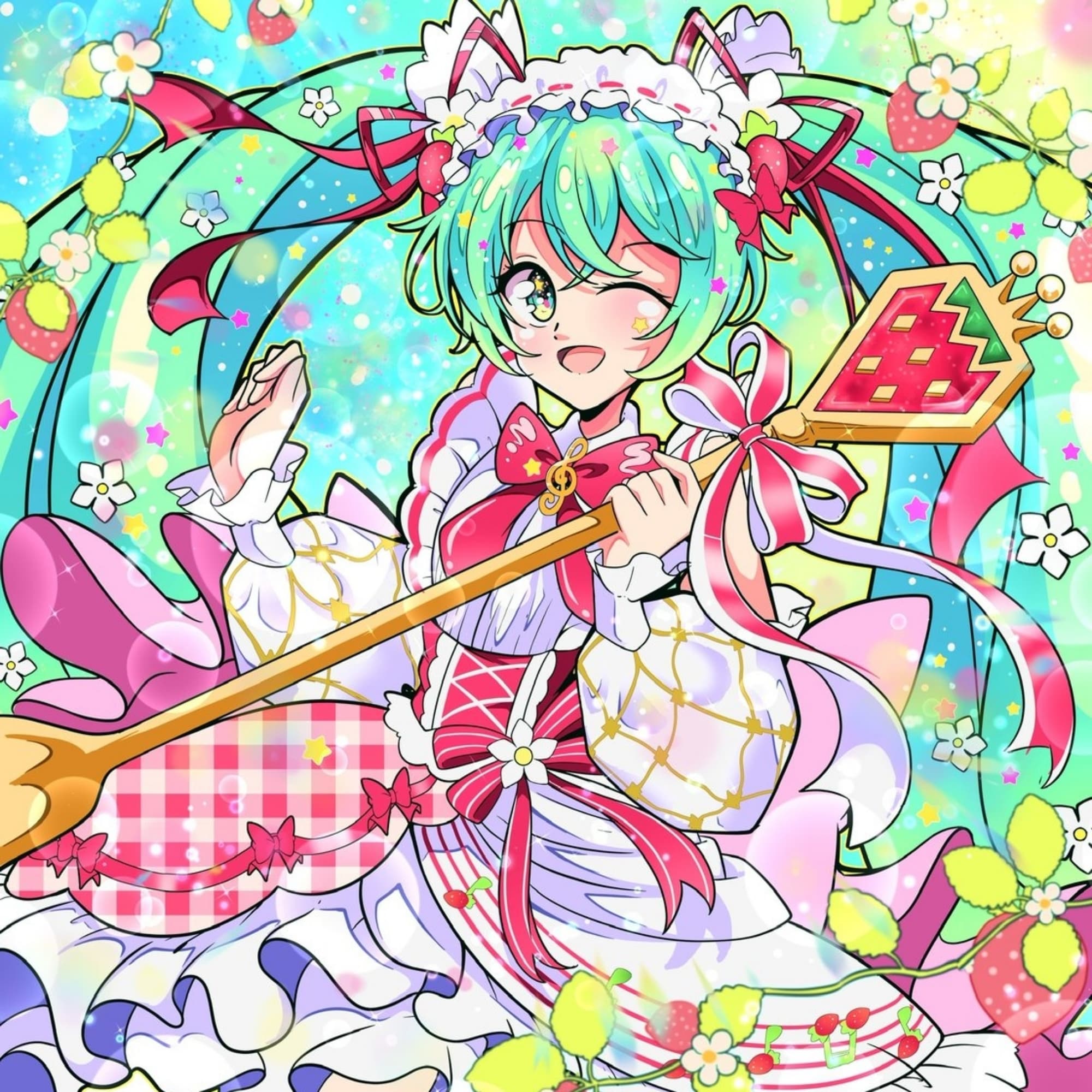 Strawberry Miku 🍓💚