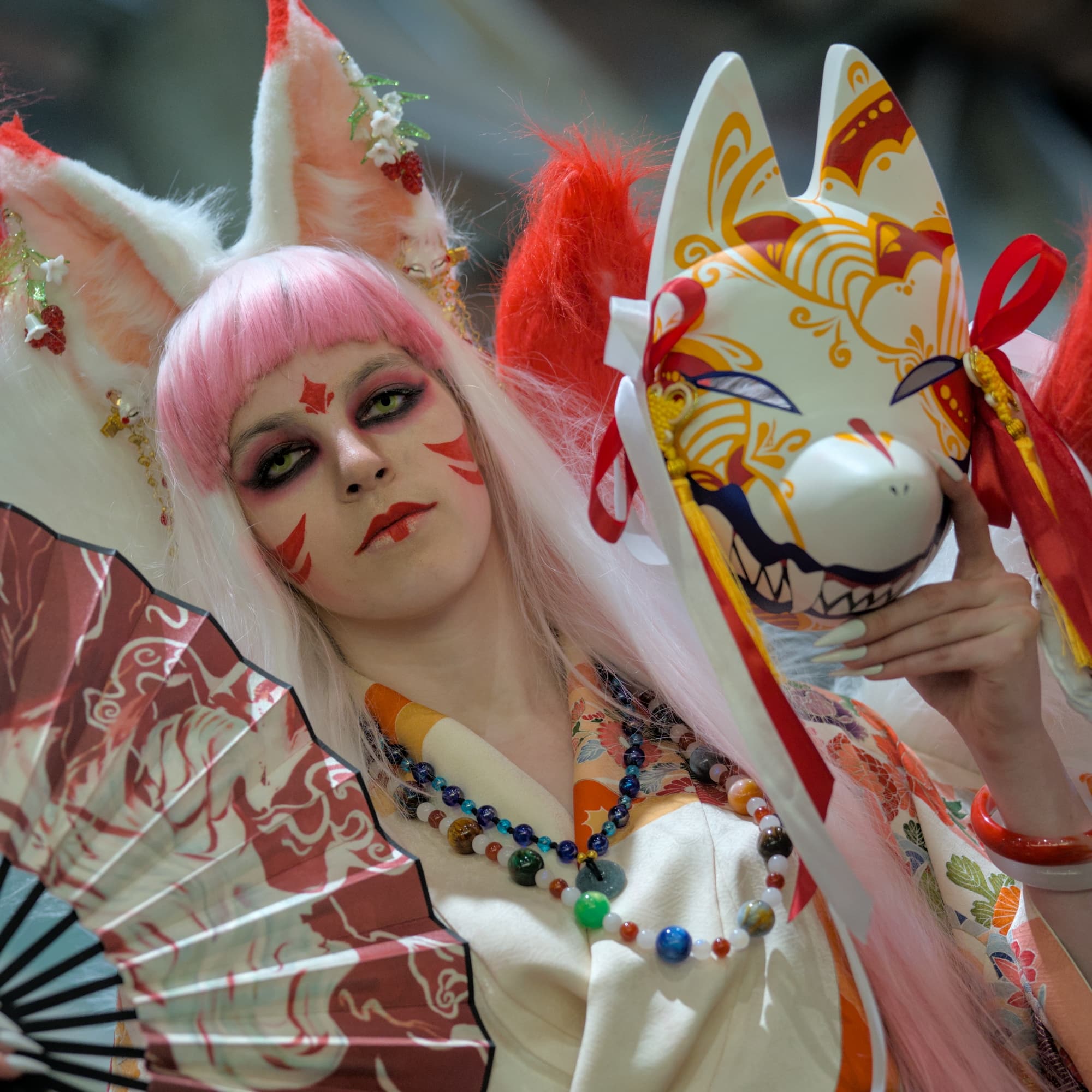 Kitsune - Original character cosplay photoshoot cover