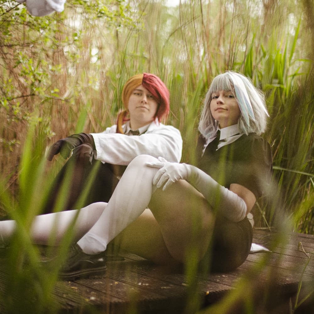 Rutile & Diam - Land of the Lustrous cosplay photoshoot cover