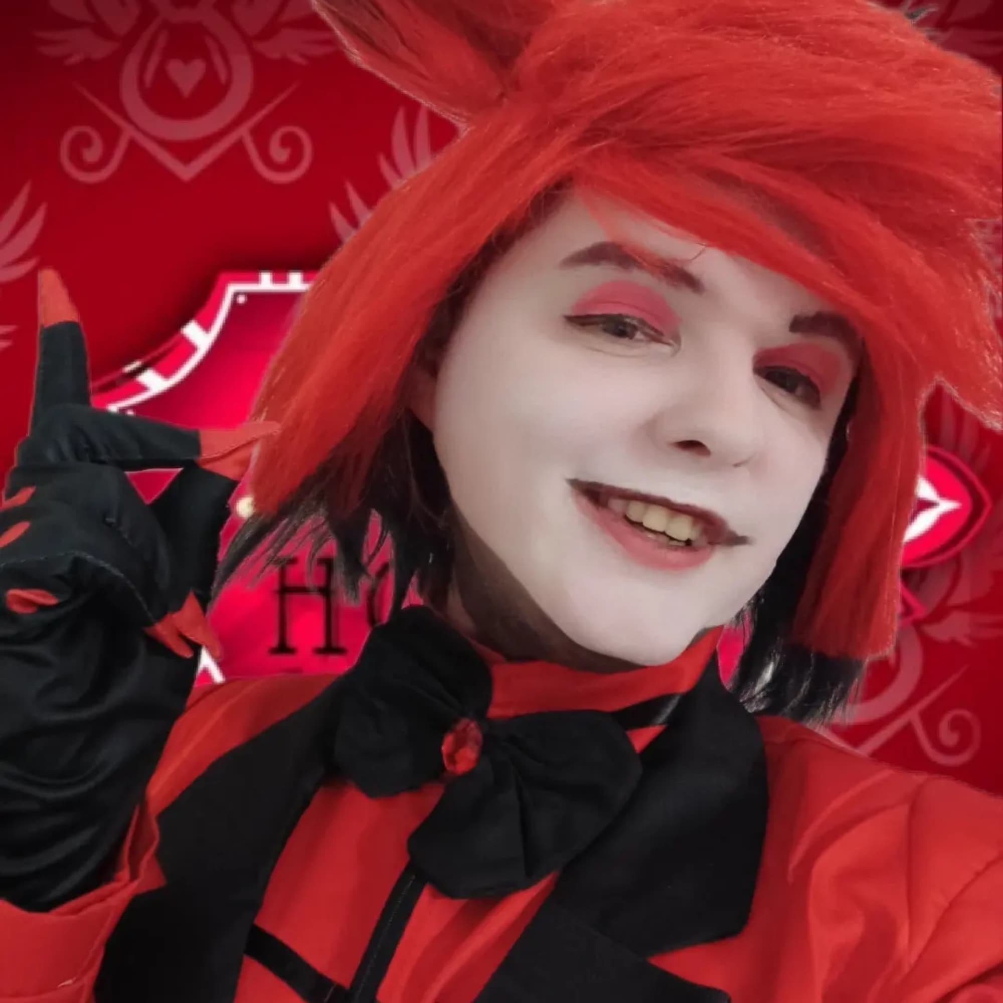 Alastor - Hazbin Hotel cosplay photoshoot cover