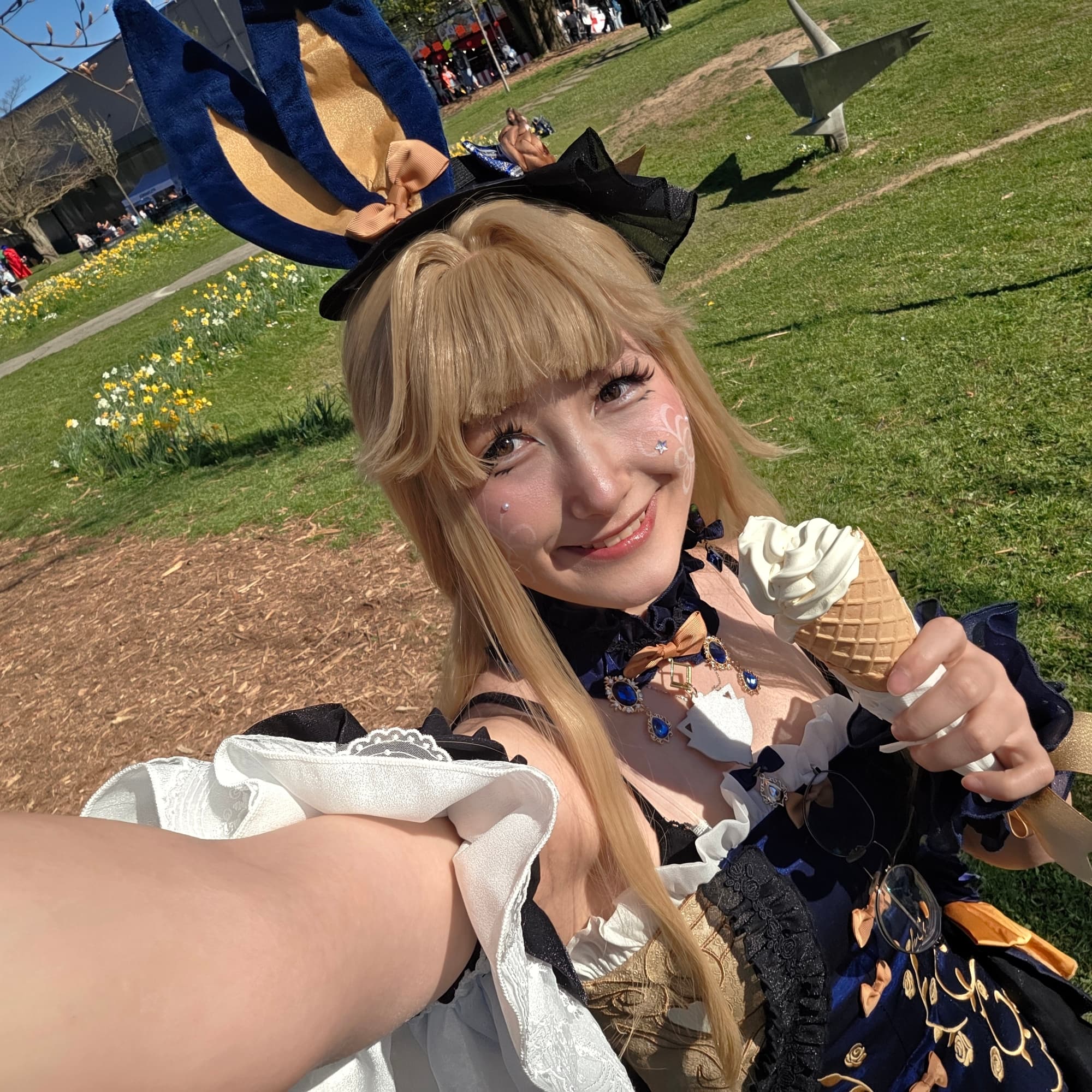 Bunny Navia - Genshin Impact cosplay photoshoot cover