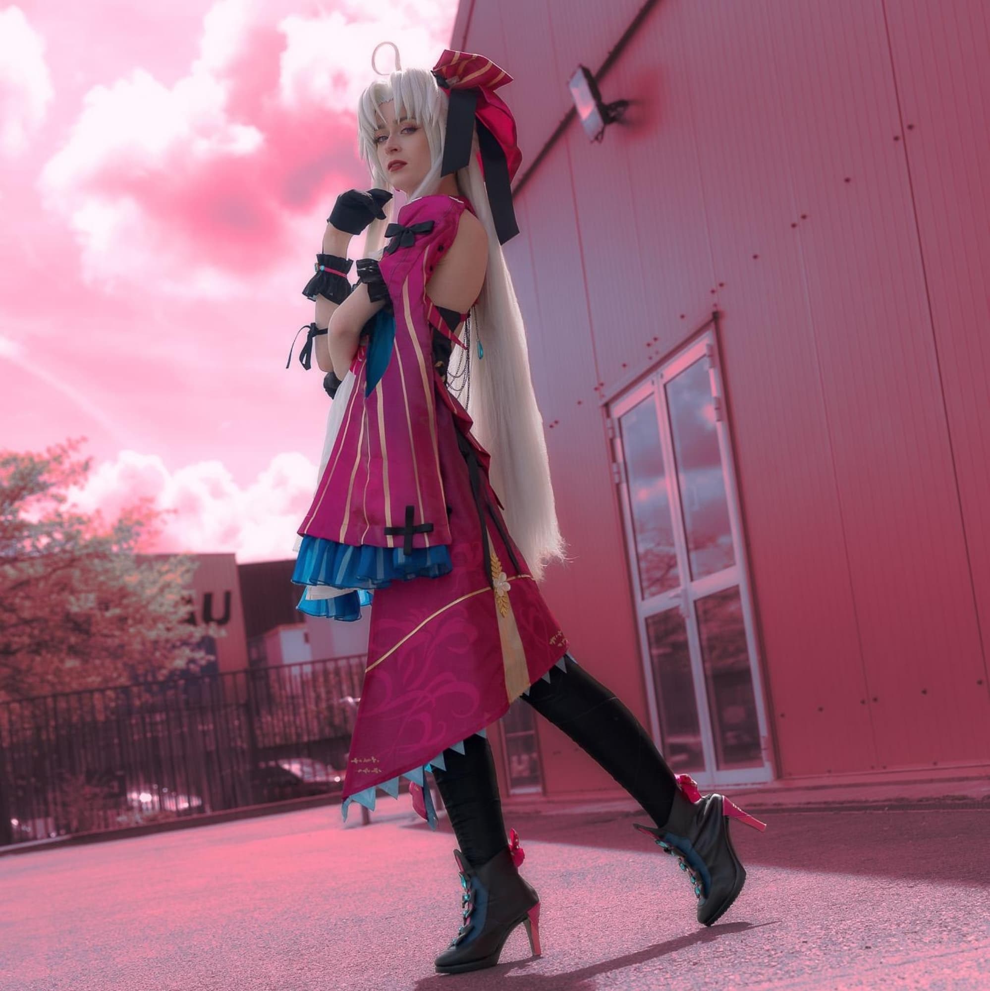 Carlotta - Wuthering Waves cosplay photoshoot cover