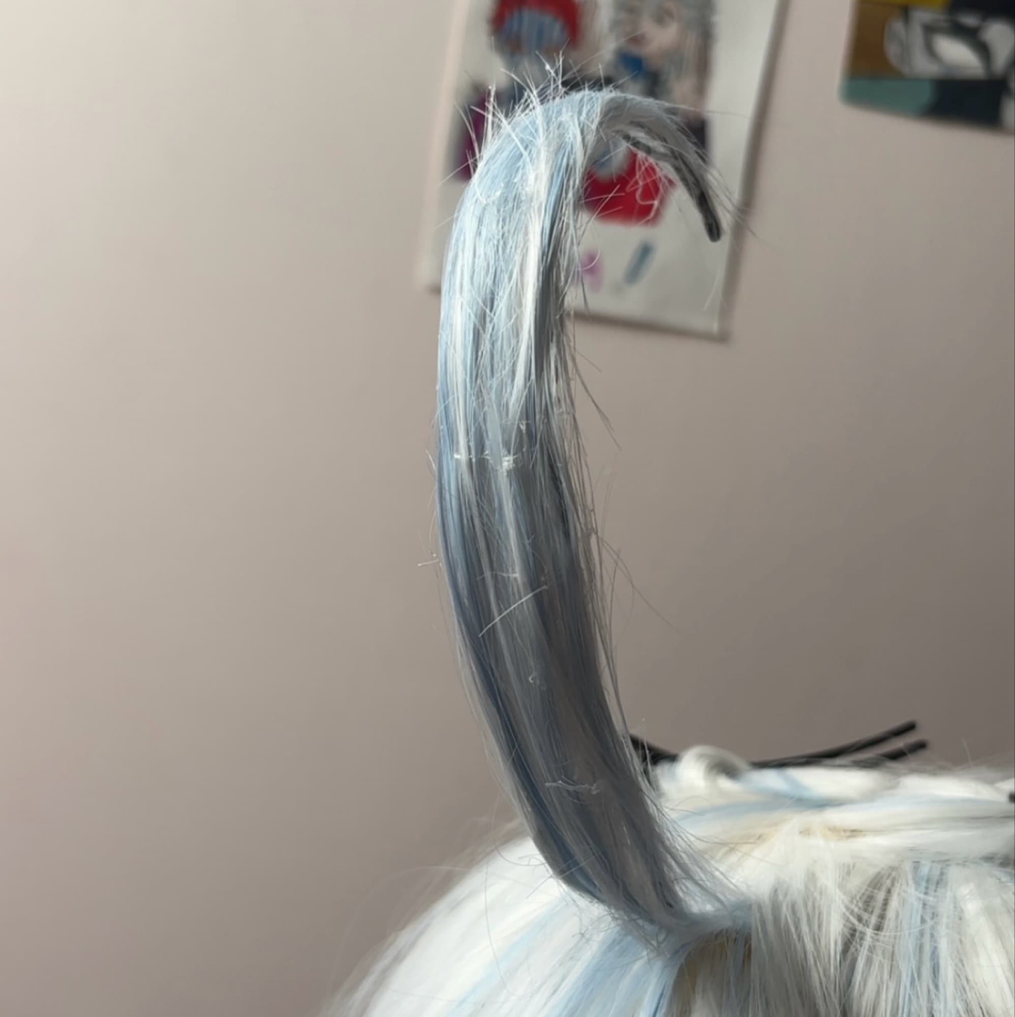 Paste hair