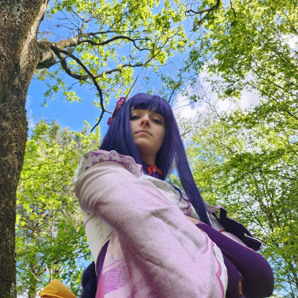 Shogun - Genshin Impact cosplay photoshoot cover