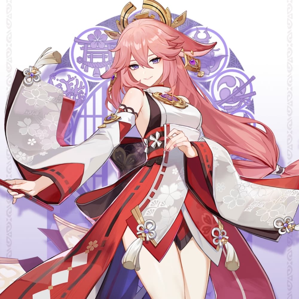 Yae Miko  - Genshin Impact cosplay photoshoot cover