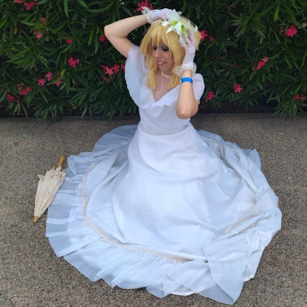 Lumine bride - Genshin Impact cosplay photoshoot cover