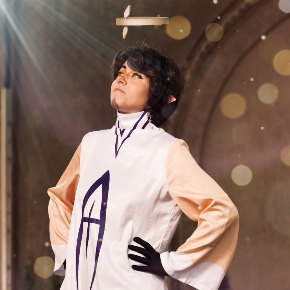 Adam - Hazbin Hotel cosplay photoshoot cover